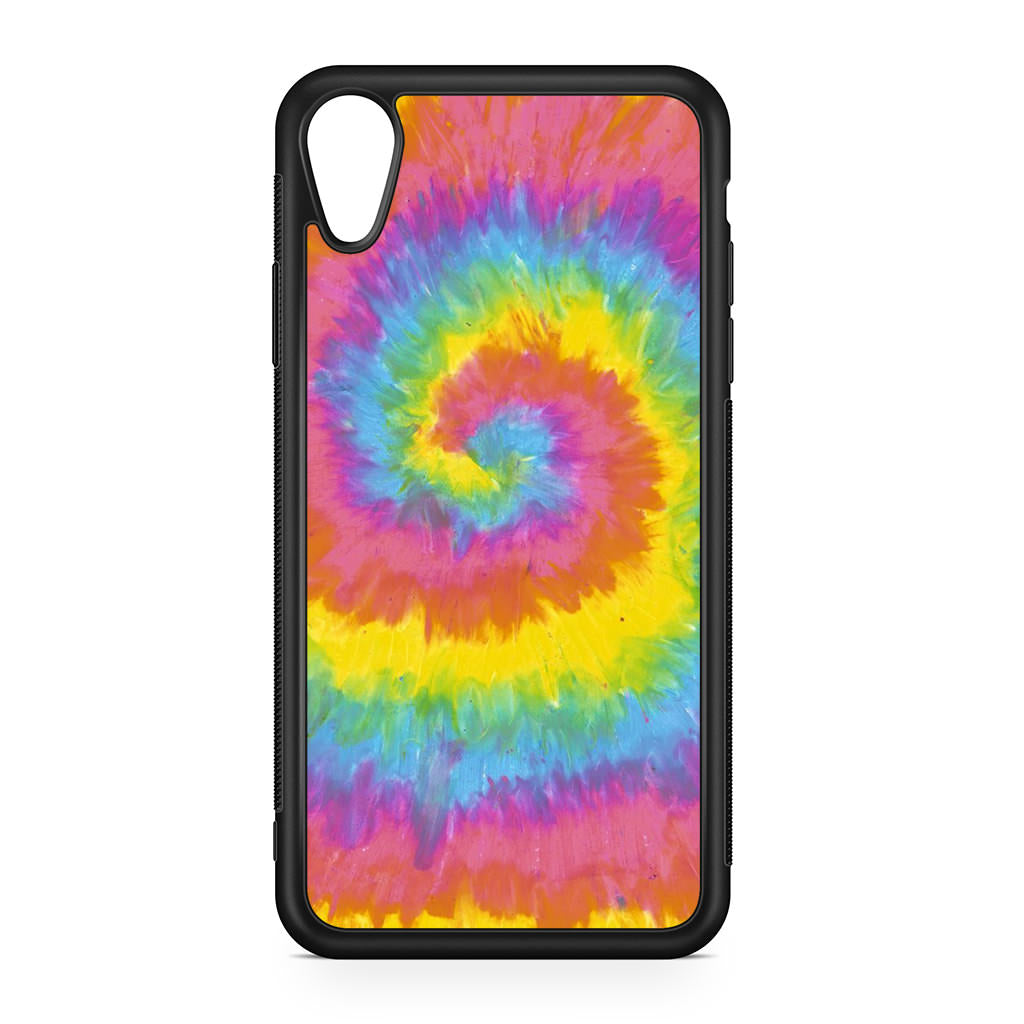 Pastel Rainbow Tie Dye iPhone XR Case