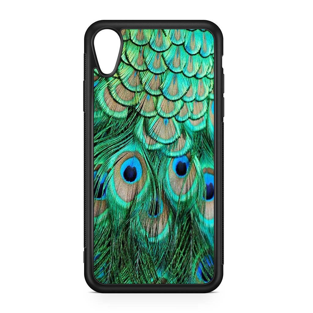 Peacock Feather iPhone XR Case