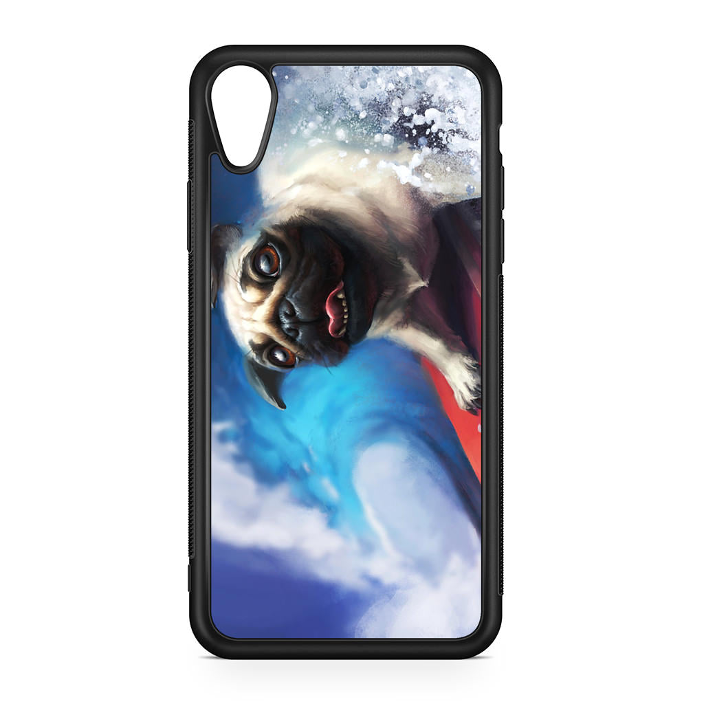 Pug Surfers iPhone XR Case