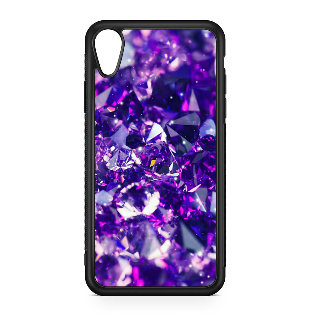 Purple Crystal iPhone XR Case