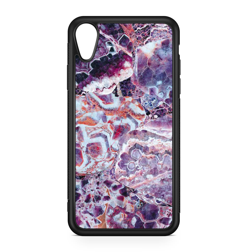 Purple Marble iPhone XR Case