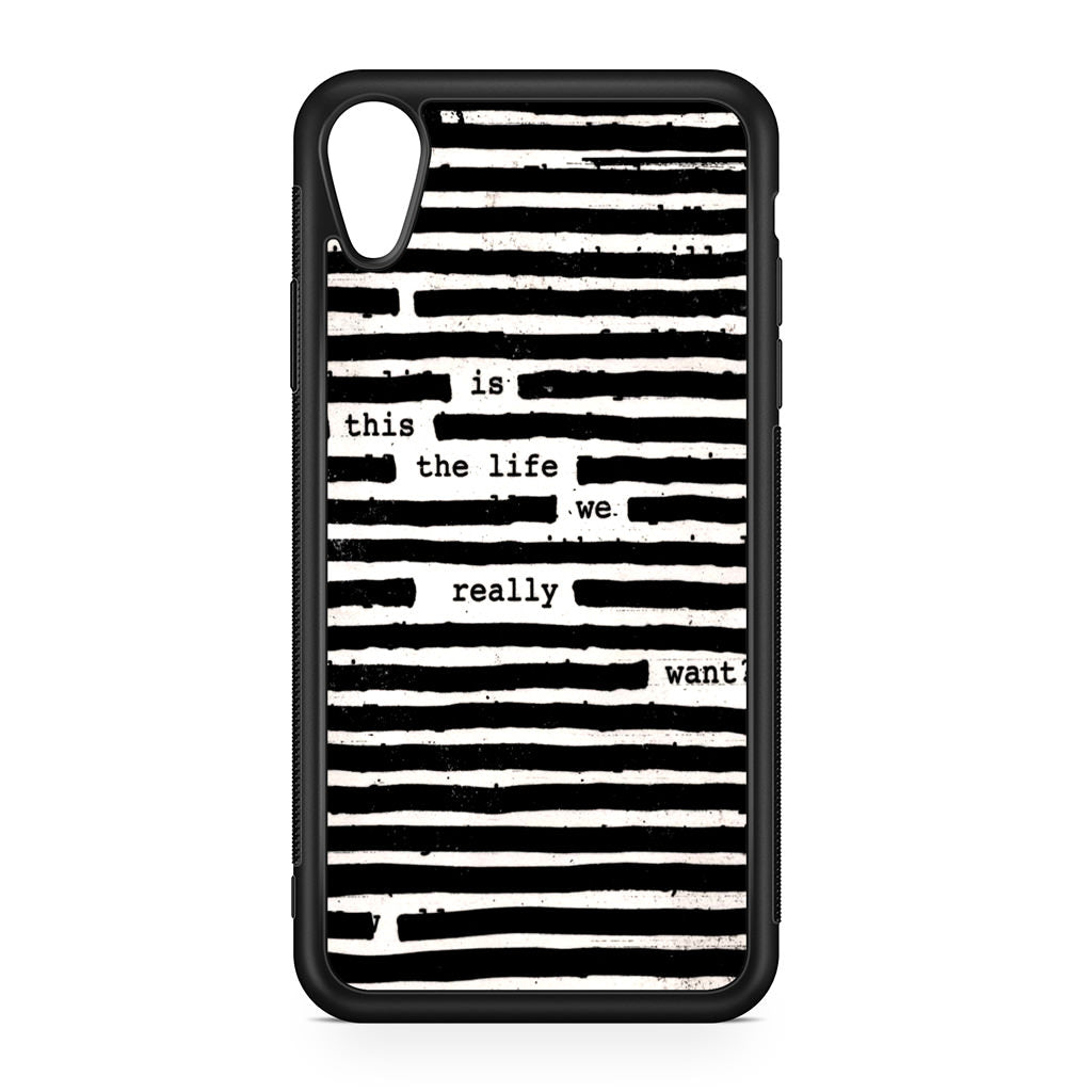 Roger Waters Is This the Life We Really Want iPhone XR Case