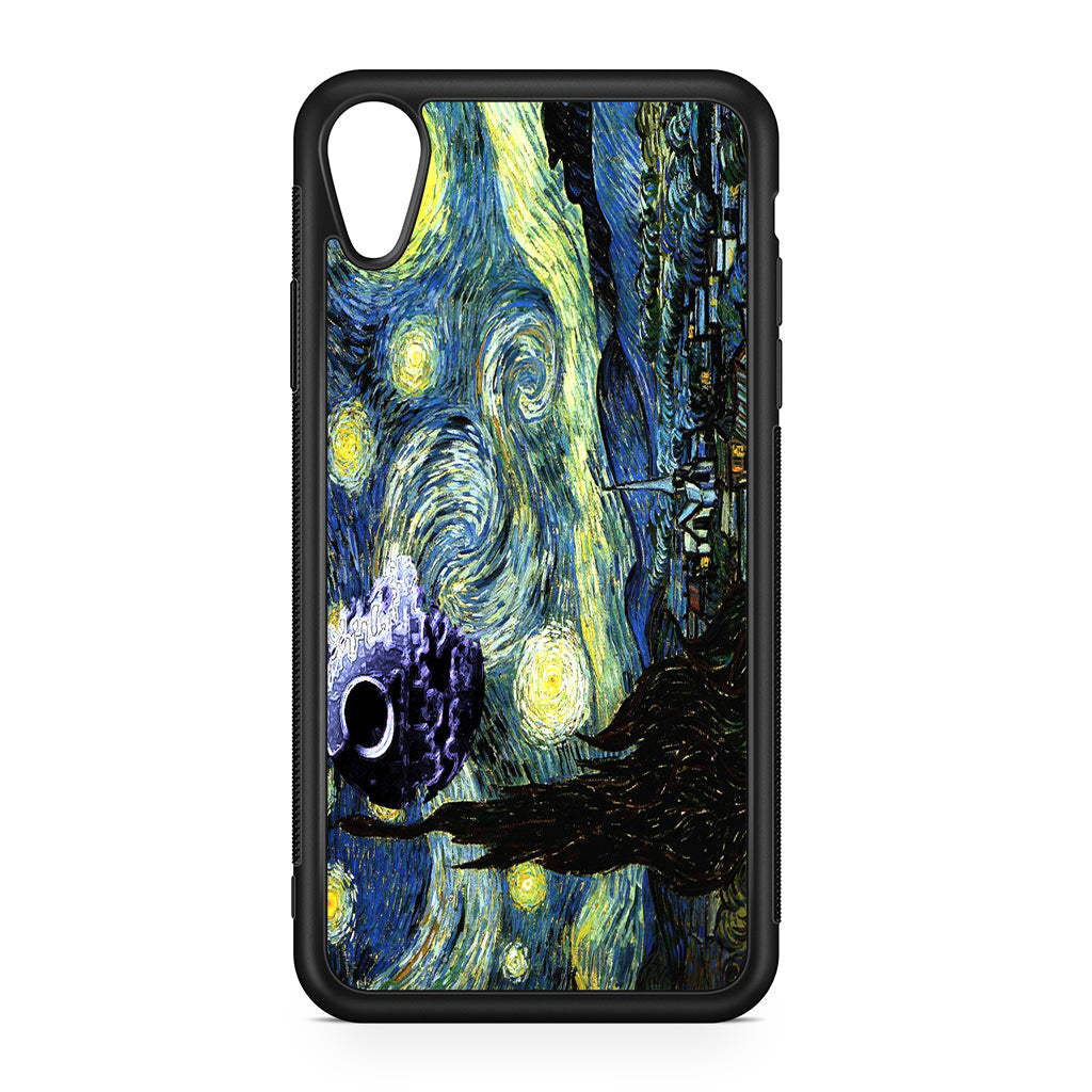 Skellington on a Starry Night iPhone XR Case