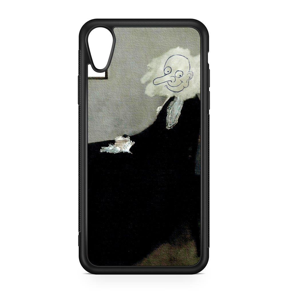 Whistler's Mother by Mr. Bean iPhone XR Case