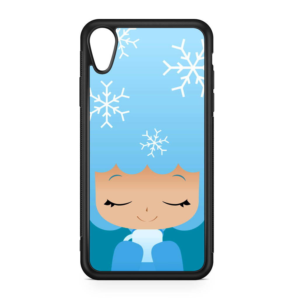 Winter Afro Girl iPhone XR Case