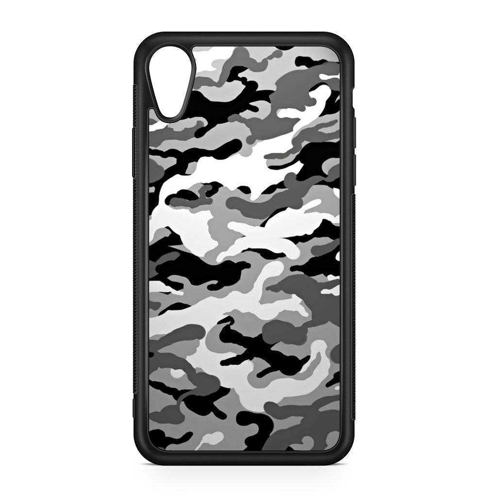 Winter Army Camo iPhone XR Case