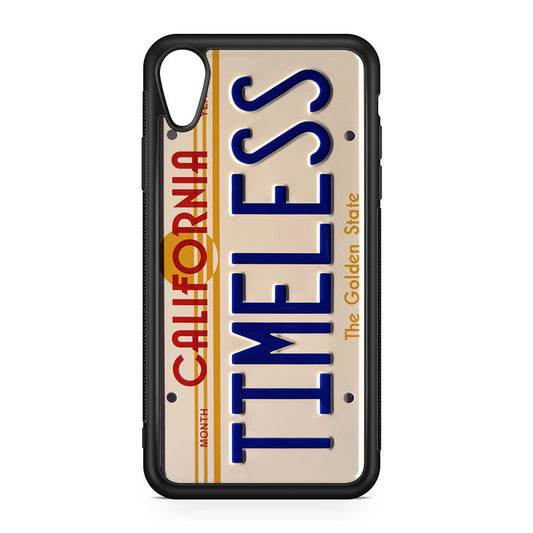 Back to the Future License Plate Timeless iPhone XR Case