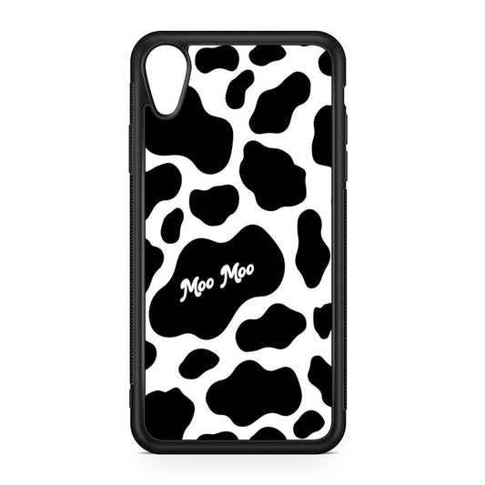 Moo Moo Pattern iPhone XR Case