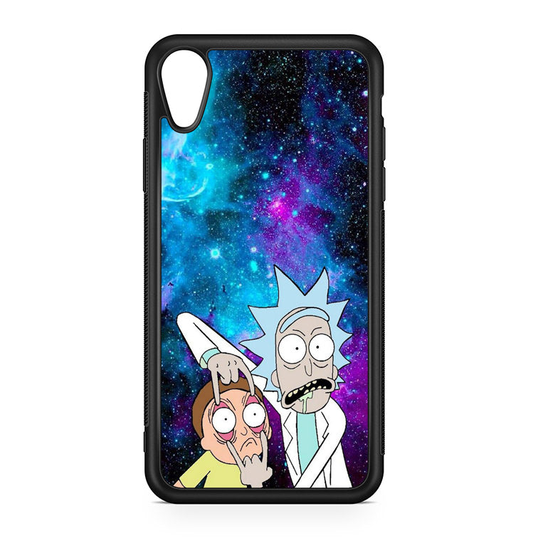Rick And Morty Open Your Eyes iPhone XR Case