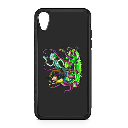 Rick And Morty Pass Through The Portal iPhone XR Case