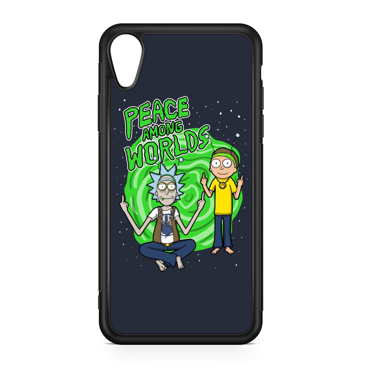 Rick And Morty Peace Among Worlds iPhone XR Case