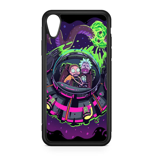 Rick And Morty Spaceship iPhone XR Case