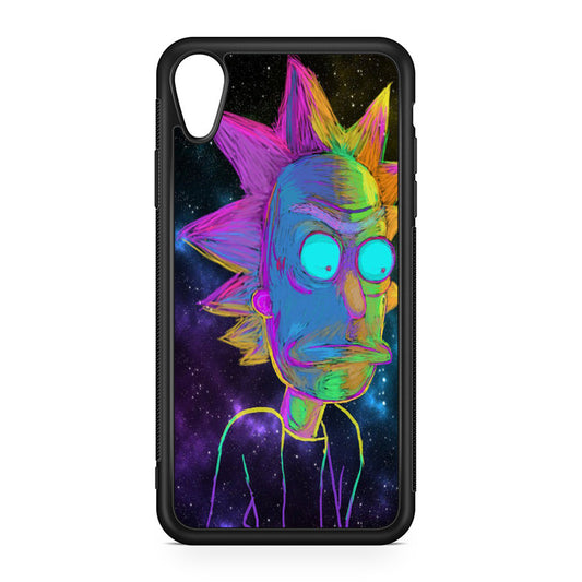 Rick Colorful Crayon Space iPhone XR Case