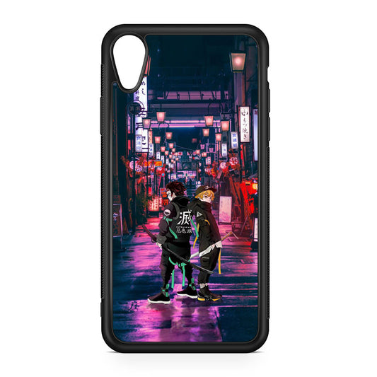 Tanjiro And Zenitsu in Style iPhone XR Case
