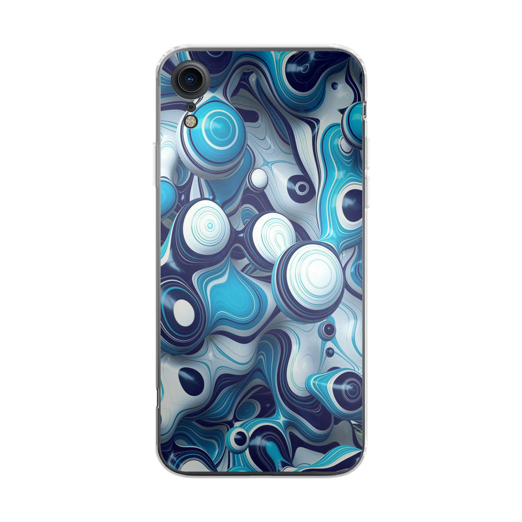 Abstract Art All Blue iPhone XR Case