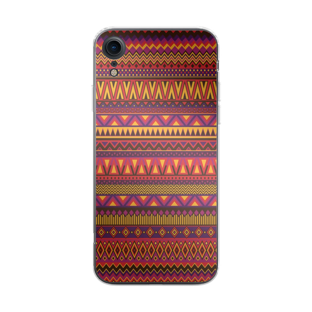 African Aztec Pattern iPhone XR Case