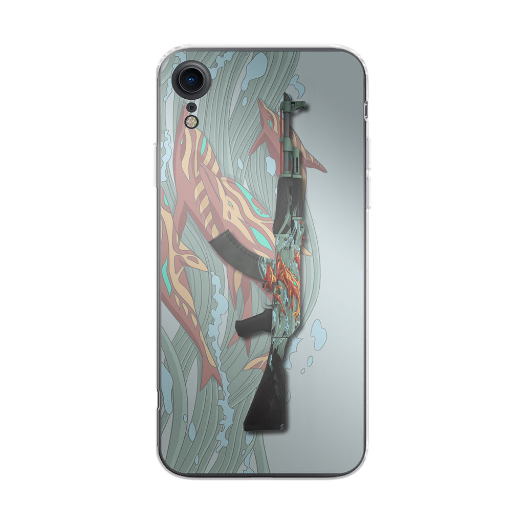 AK-47 Aquamarine Revenge iPhone XR Case