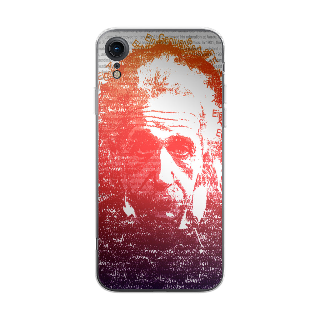 Albert Einstein Art iPhone XR Case