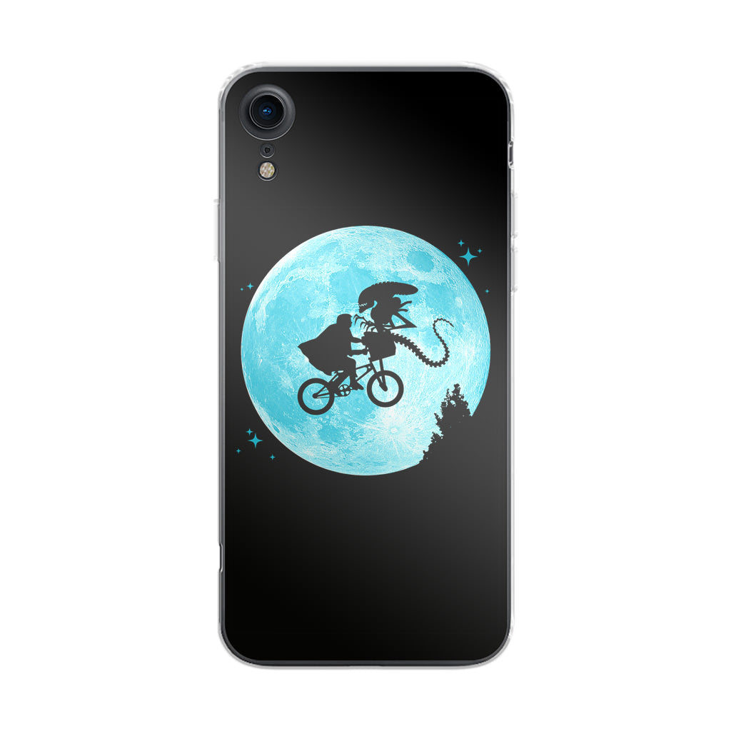 Alien Bike to the Moon iPhone XR Case