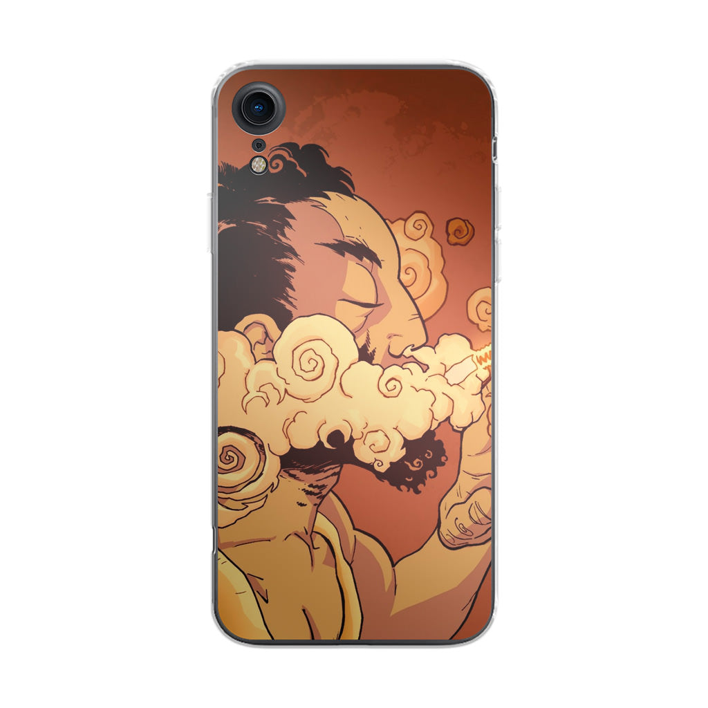 Artistic Psychedelic Smoke iPhone XR Case