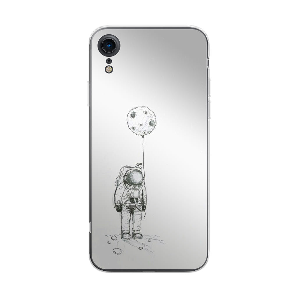 Astronaut Moon Balloon iPhone XR Case