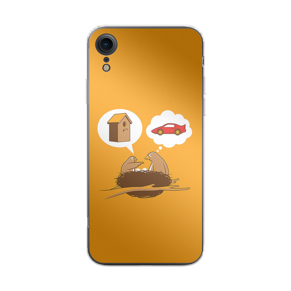 Bird Life Priorities iPhone XR Case