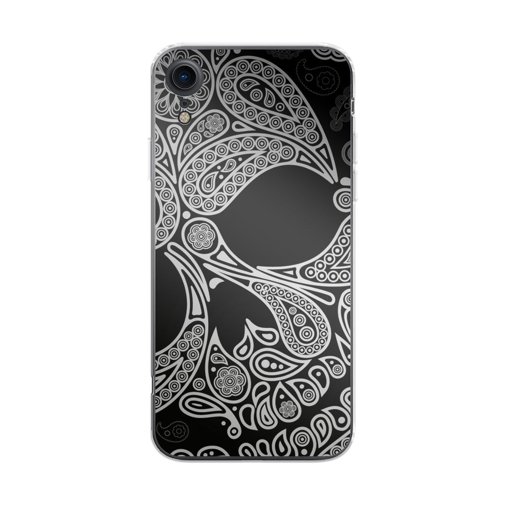 Black Skull iPhone XR Case