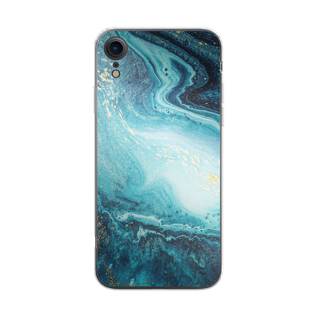 Blue Water Glitter iPhone XR Case