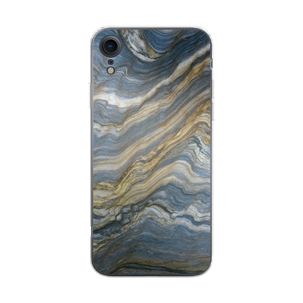 Blue Wave Marble iPhone XR Case