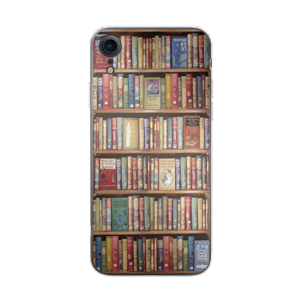 Bookshelf Library iPhone XR Case