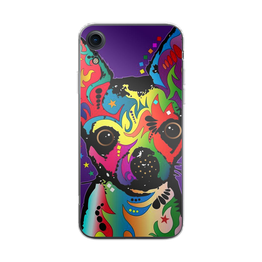 Colorful Chihuahua iPhone XR Case