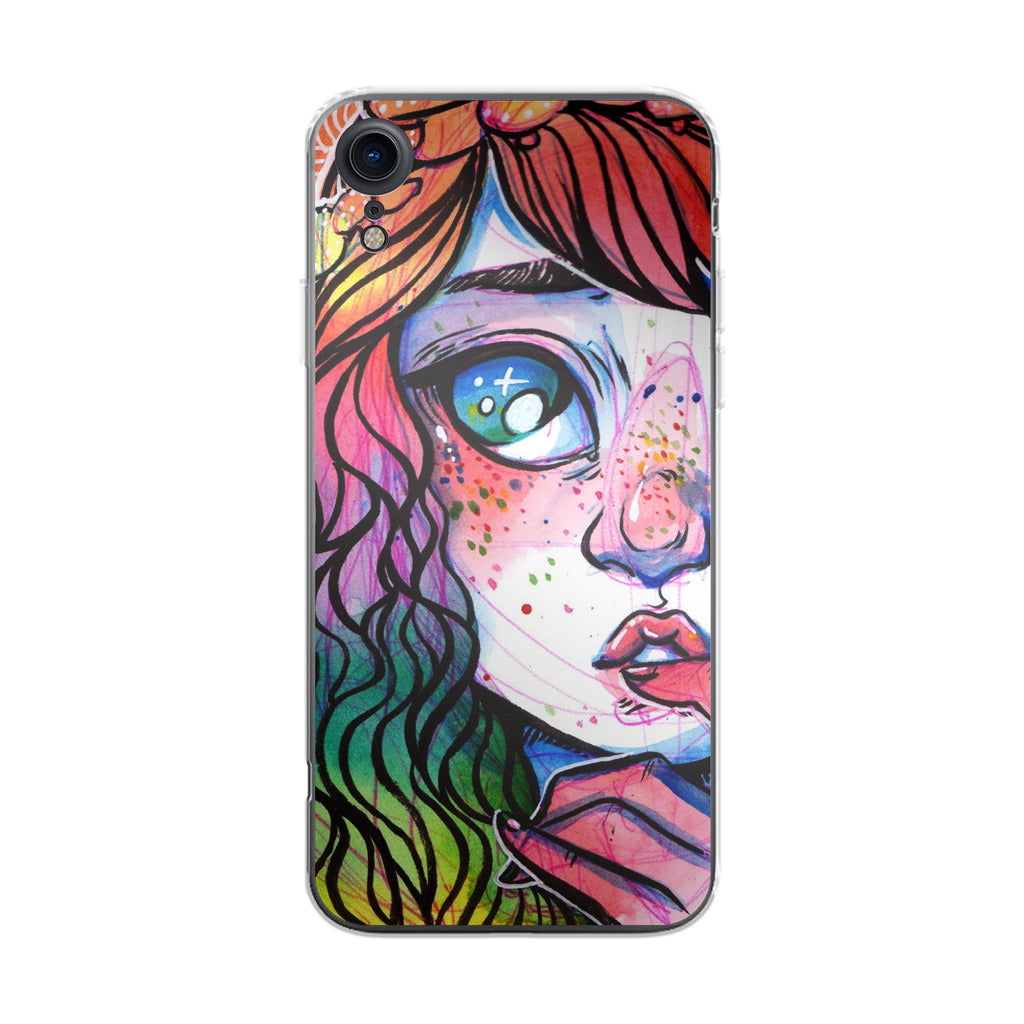 Eyes And Braids iPhone XR Case