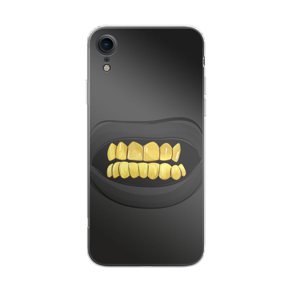 Gold Grillz iPhone XR Case