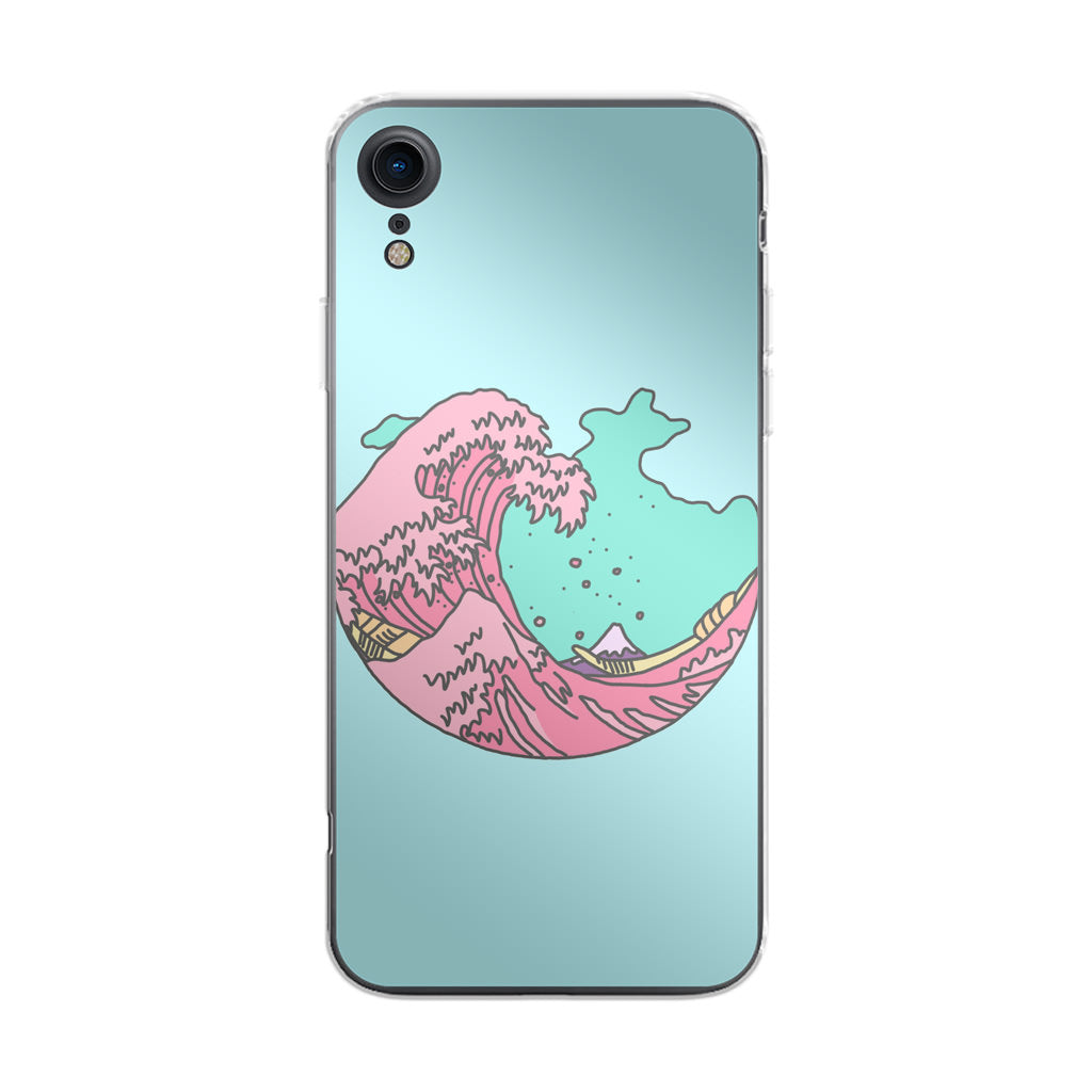 Japanese Pastel Wave iPhone XR Case