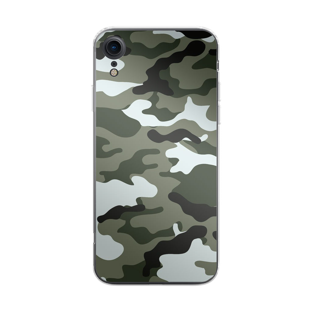 Military Green Camo iPhone XR Case