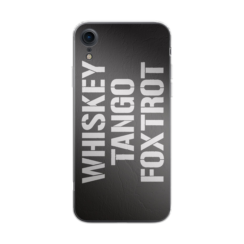 Military Signal Code iPhone XR Case