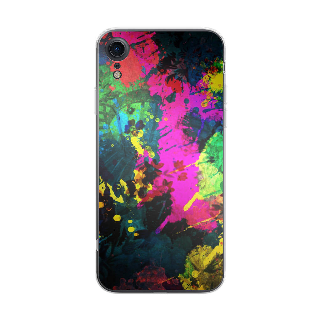 Mixture Colorful Paint iPhone XR Case