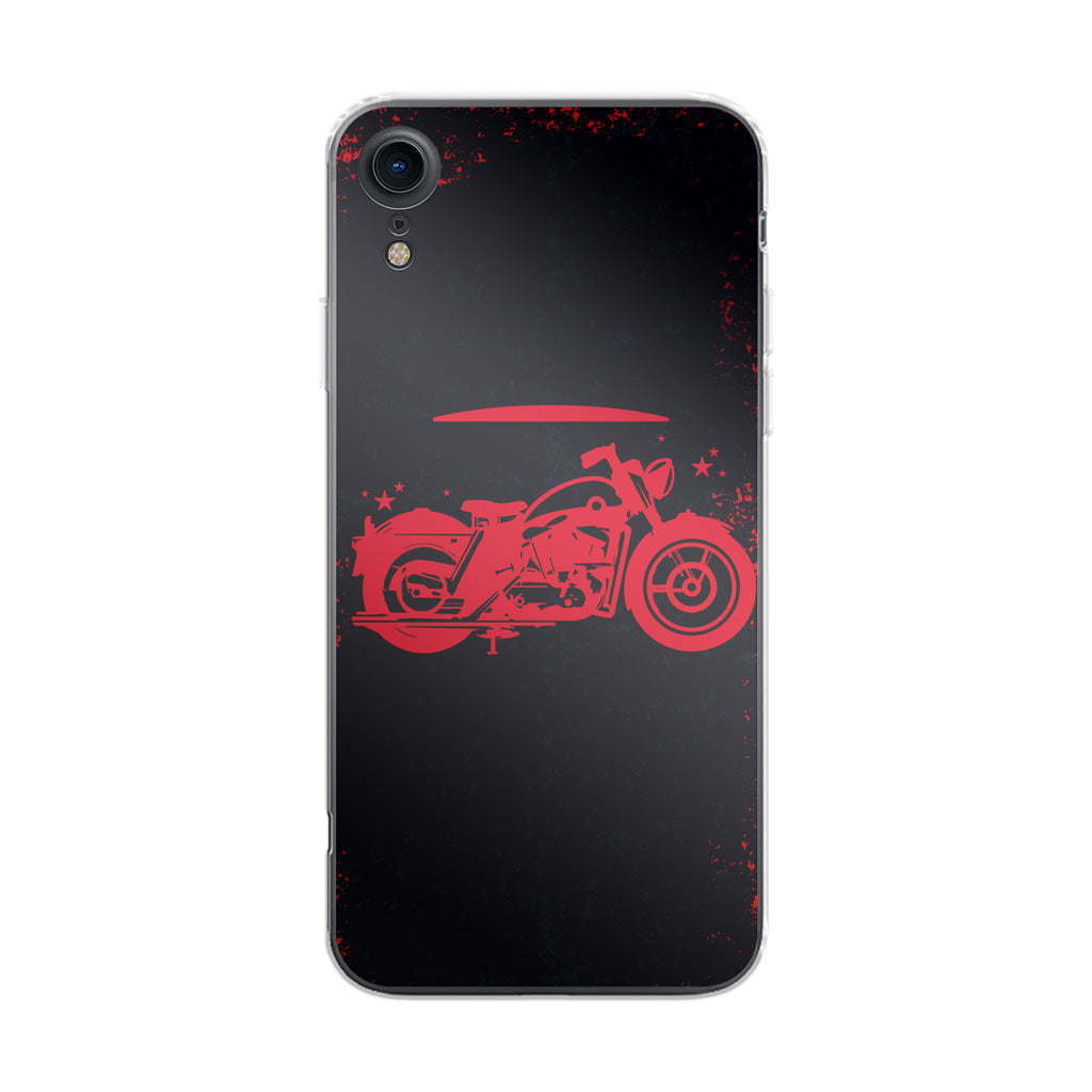 Motorcycle Red Art iPhone XR Case