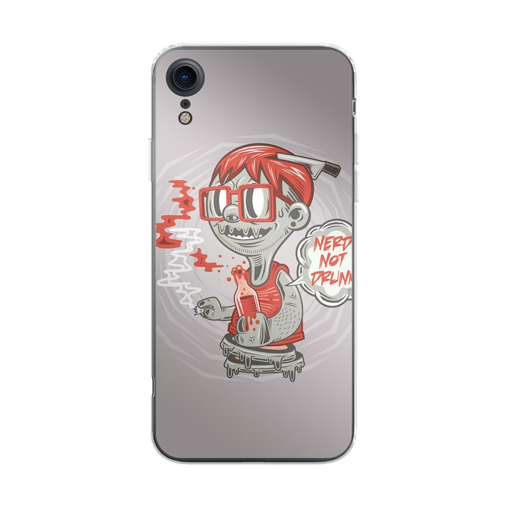 Nerd Not Drunk Zombie iPhone XR Case