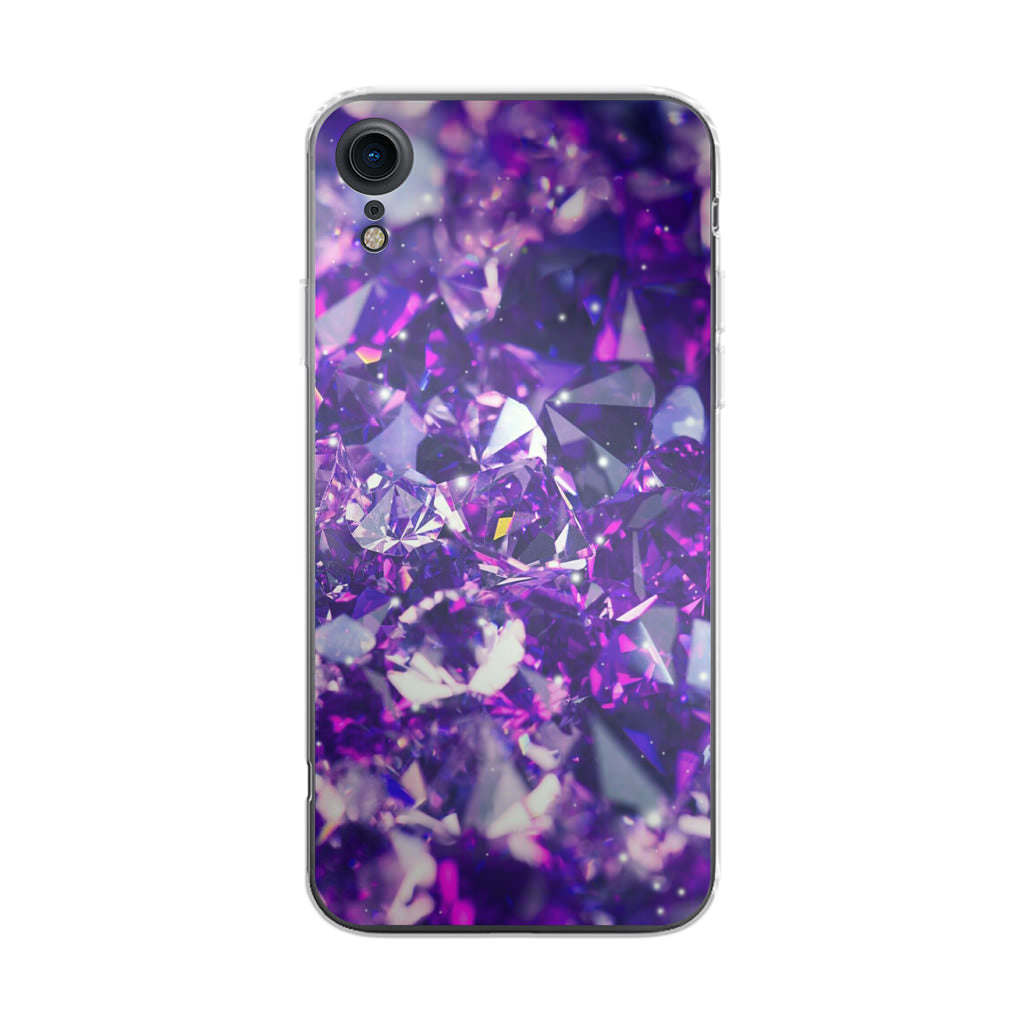 Purple Crystal iPhone XR Case