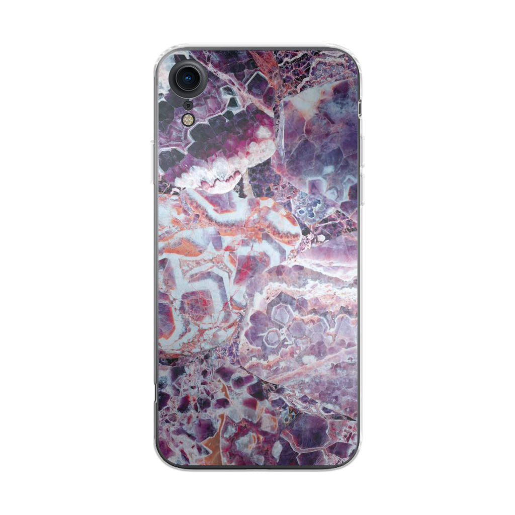 Purple Marble iPhone XR Case