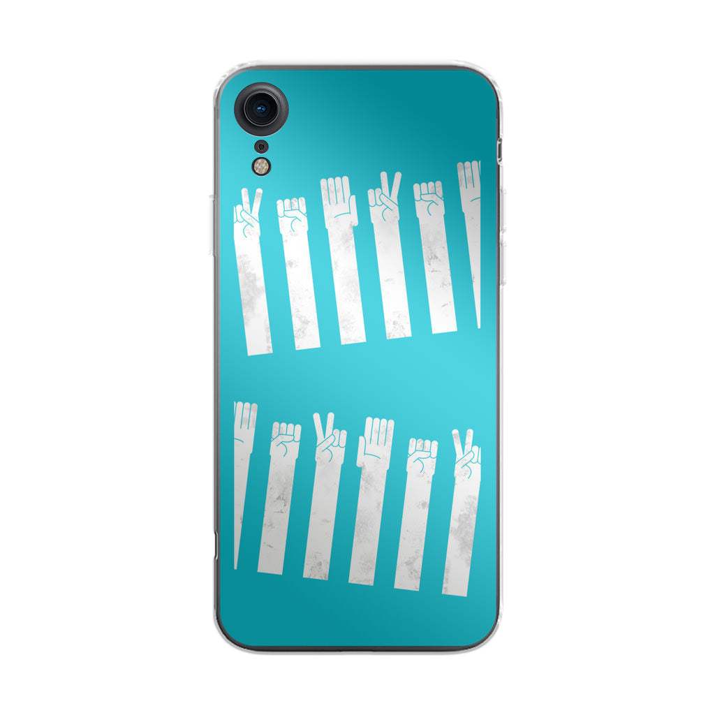 Rock Paper Scissors Zebra Crossing iPhone XR Case