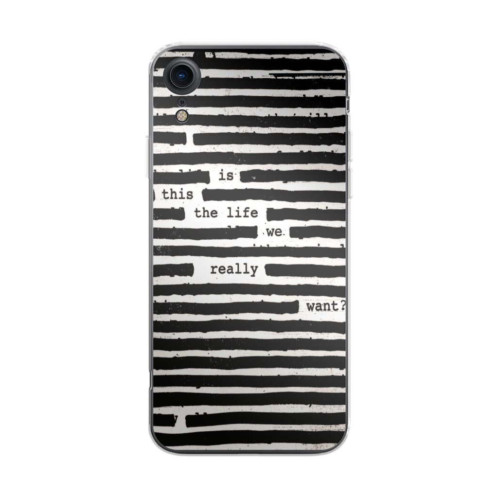 Roger Waters Is This the Life We Really Want iPhone XR Case