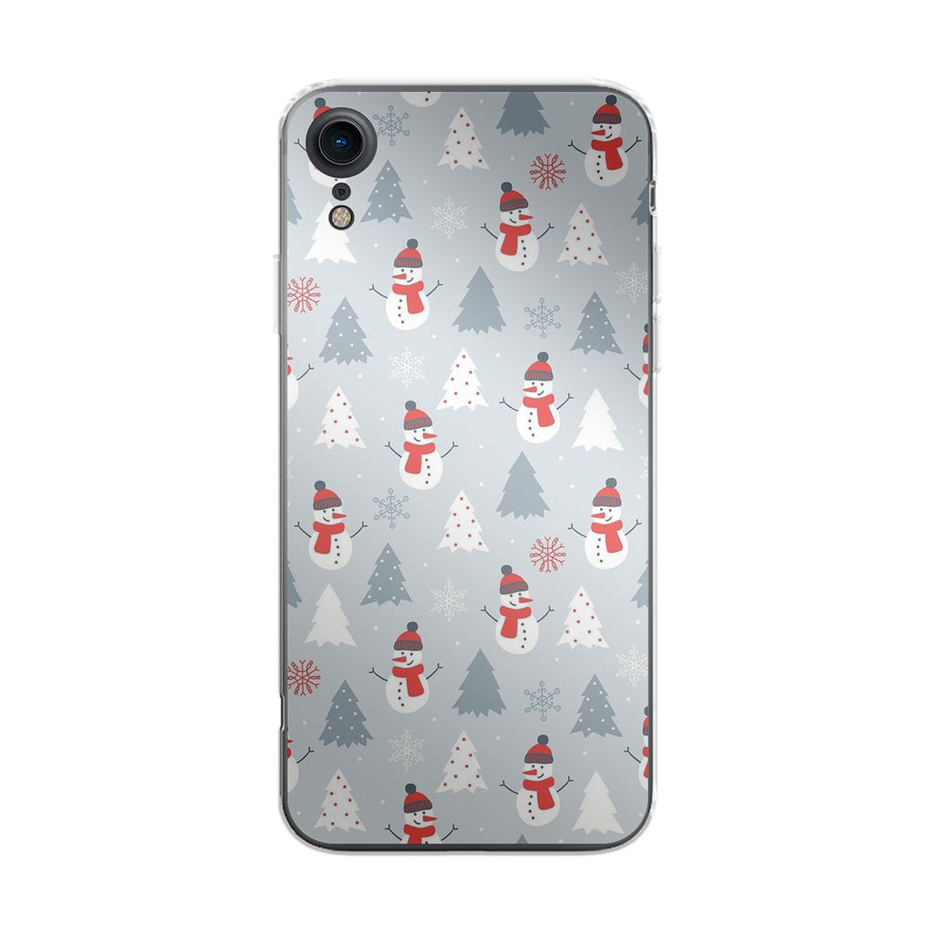 Snowmans Pattern iPhone XR Case