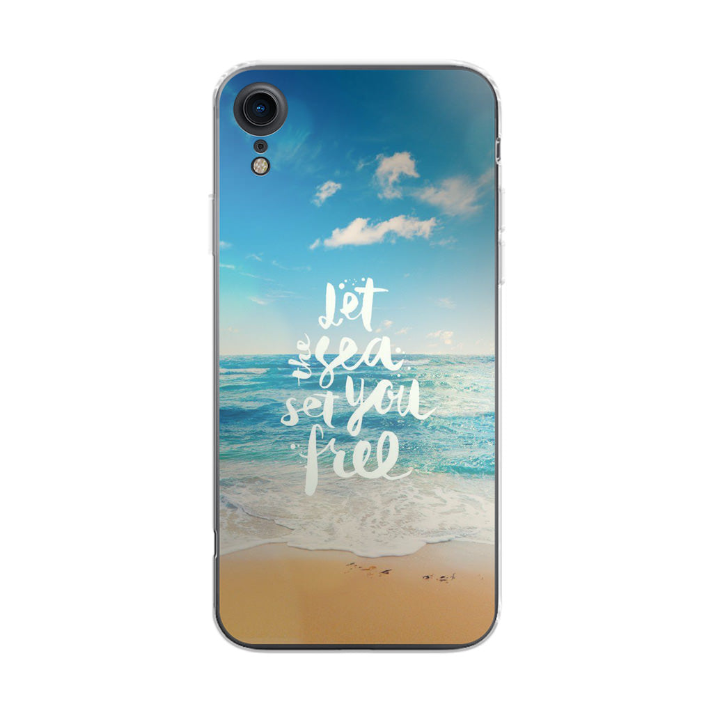 The Sea Set You Free iPhone XR Case