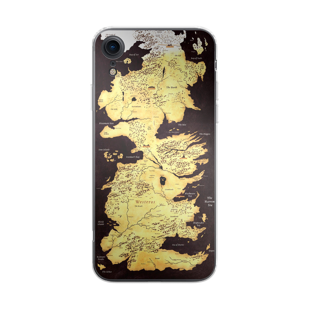 Westeros Map iPhone XR Case