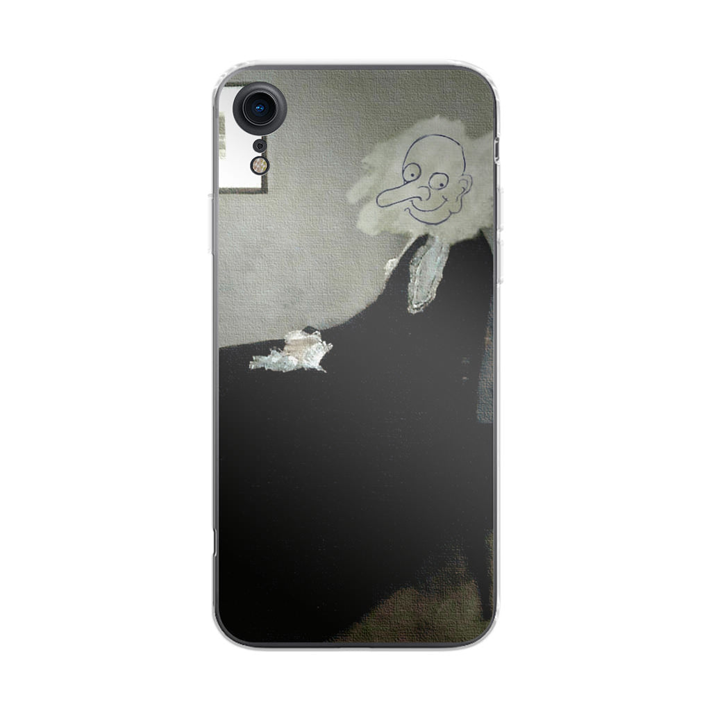 Whistler's Mother by Mr. Bean iPhone XR Case