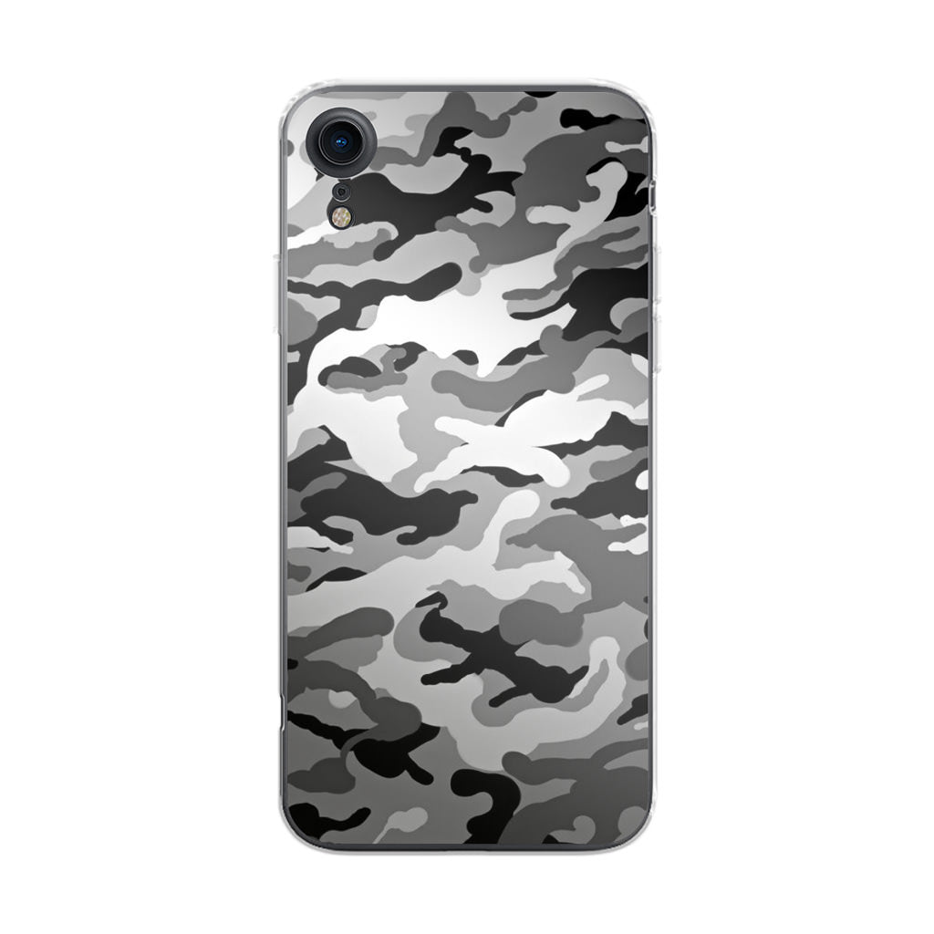 Winter Army Camo iPhone XR Case