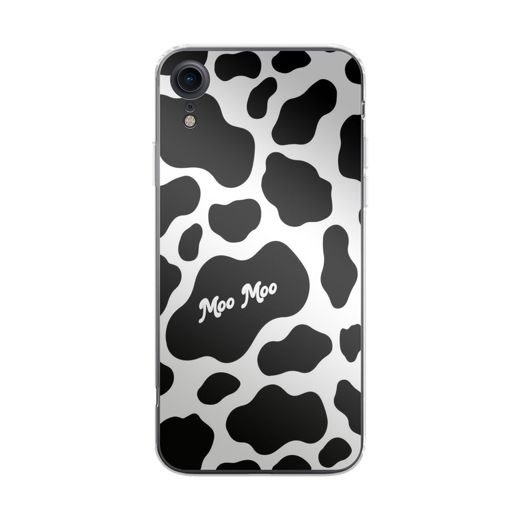 Moo Moo Pattern iPhone XR Case