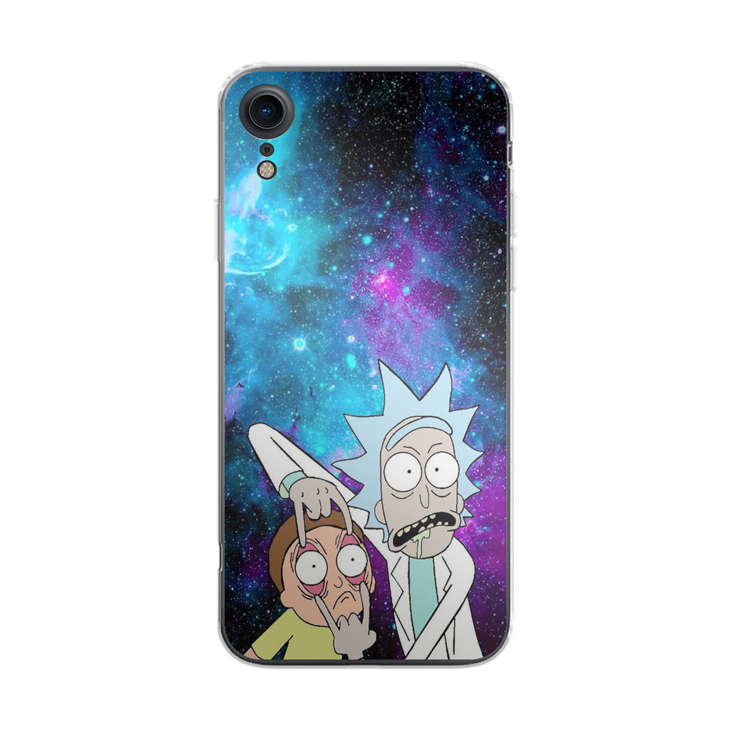 Rick And Morty Open Your Eyes iPhone XR Case